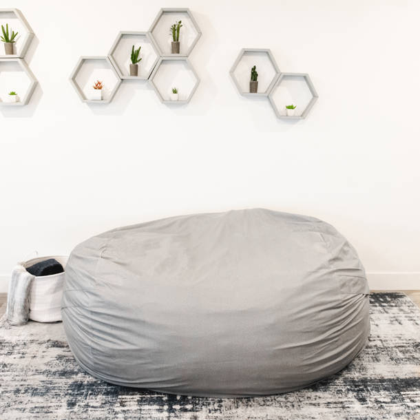 Comfort Research Big Joe Extra Large Memory Foam Bean Bag Sofa with